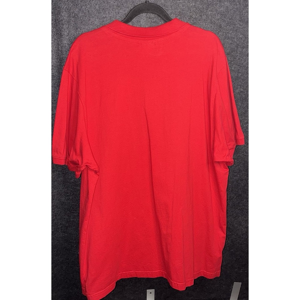 LRG Lifted Research Group 47 Polo Shirt Size 2xl‎ Red Short Sleeve White Giraffe - Picture 6 of 9